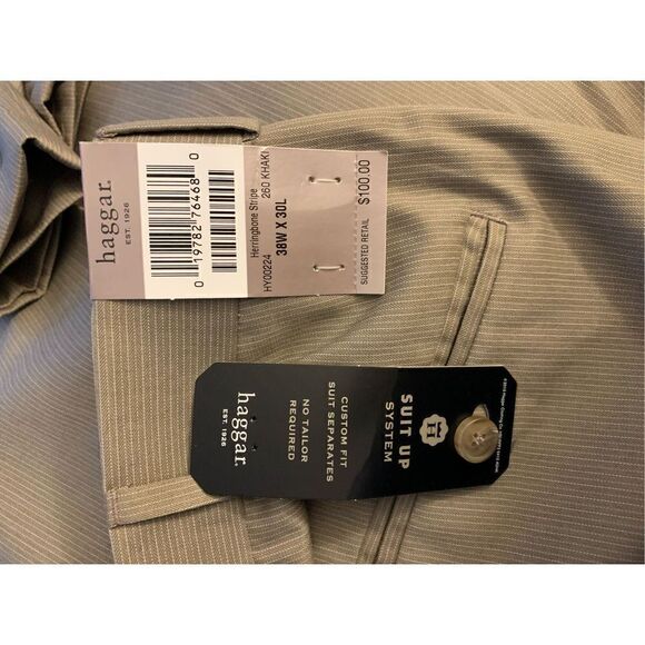 Hagger complete suit jacket size 48. Pants size 38x32 - Picture 3 of 5